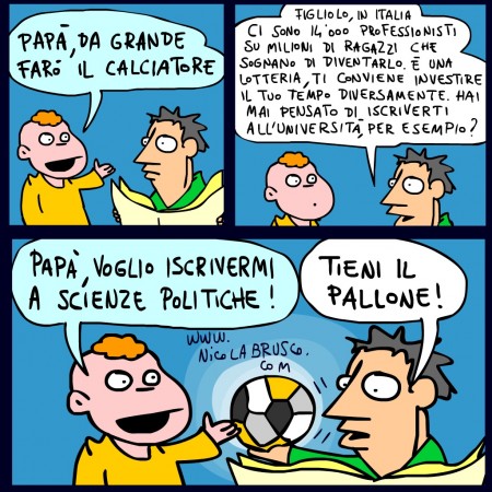 Da grande farò il calciatore